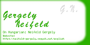 gergely neifeld business card
